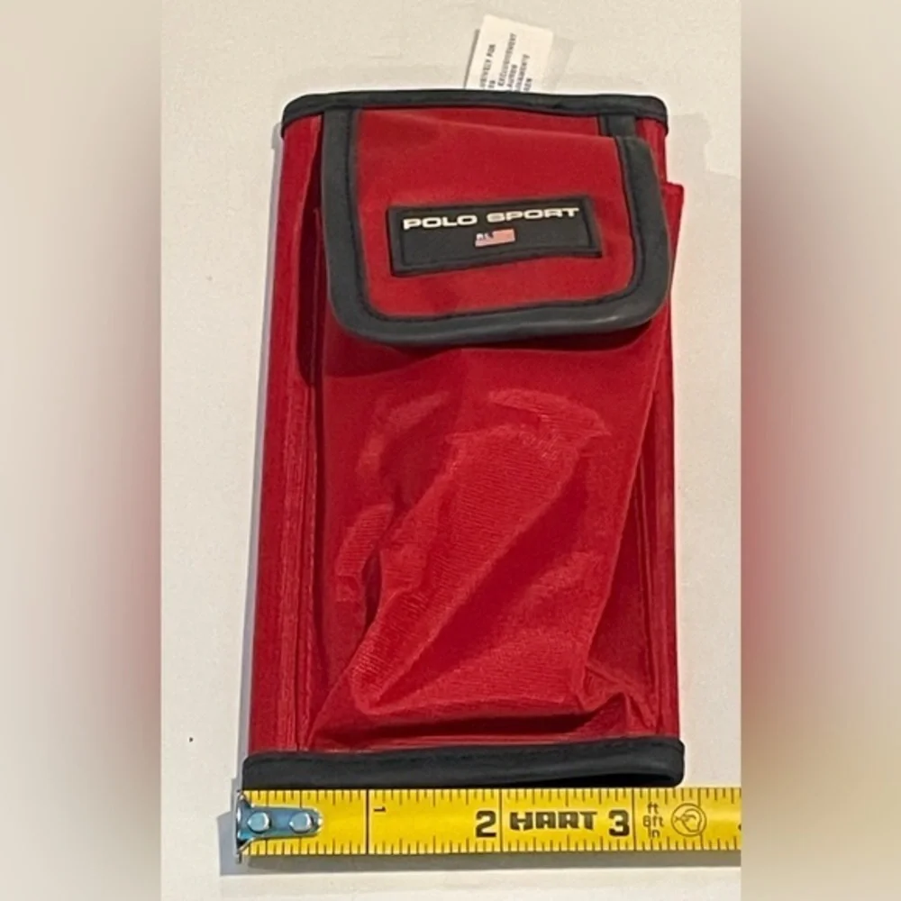 Vintage 90s Polo Sport Ralph Lauren Wallet Long‎ Trifold Pocketbook RARE